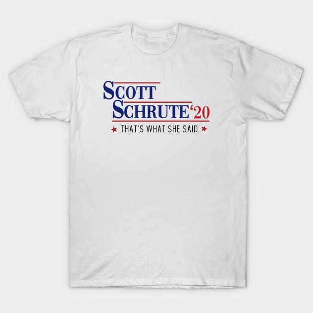 “Scott & Schrute” T-Shirt by sunkissed